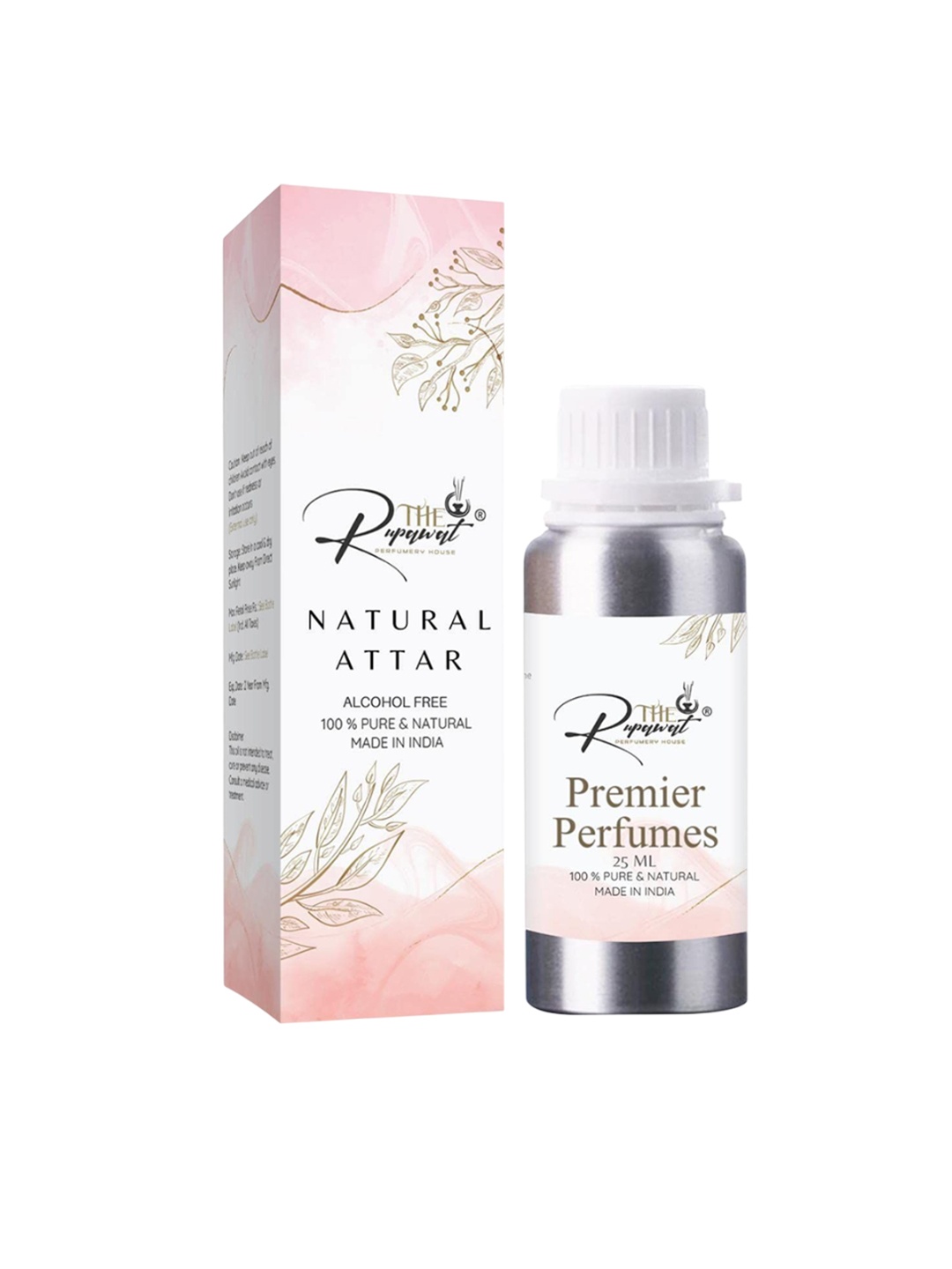 

THE RUPAWAT Perfumery House Premier Perfumes Natural & Alcohol Free Attar - 25 ml, Transparent