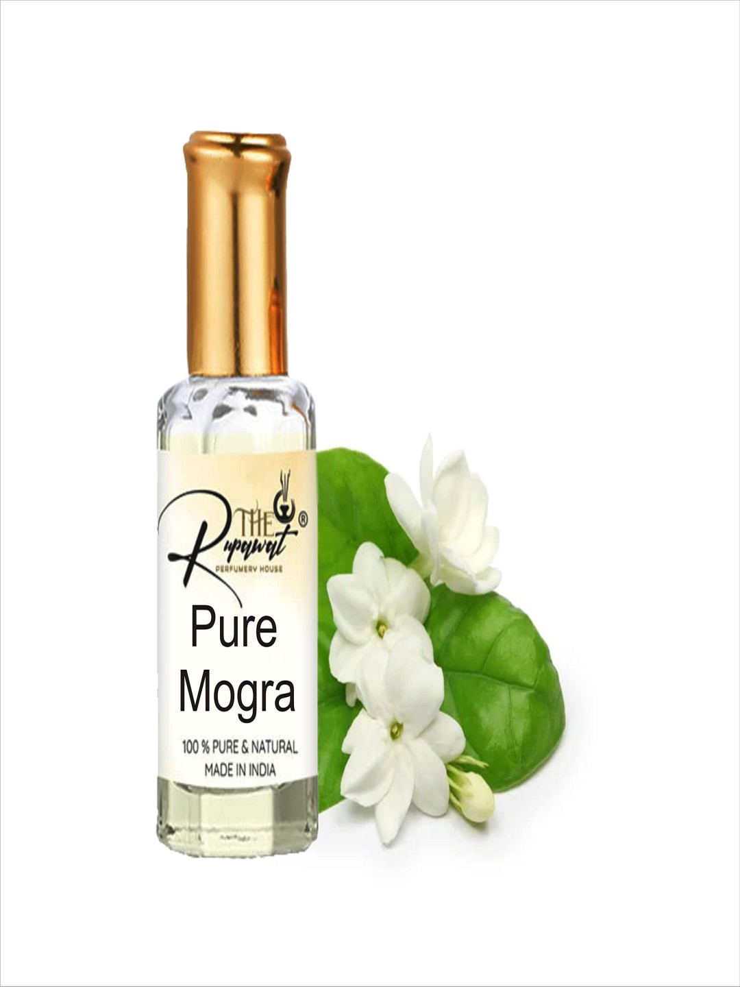 

THE RUPAWAT Perfumery House Pure Mogra Natural Alcohol Free Attar 12 ml, Transparent