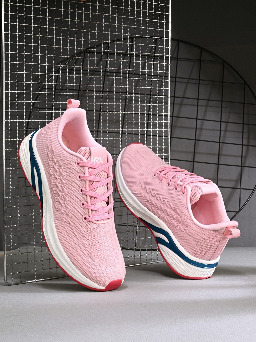 

HRX by Hrithik Roshan Women Mesh Running Non-Marking Shoes, Pink