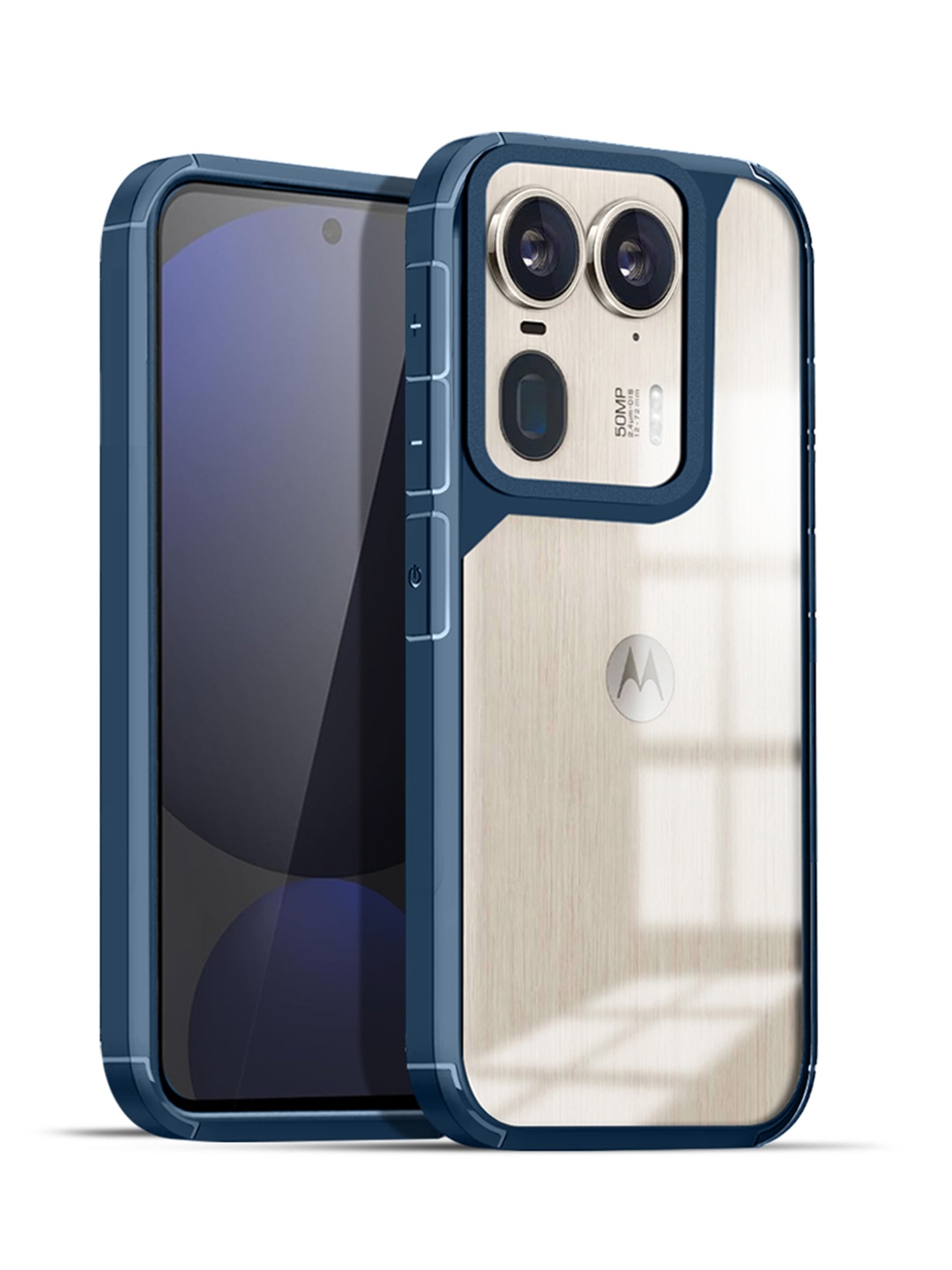 

Karwan Solid Printed Back Case Mobile Accessories, Blue
