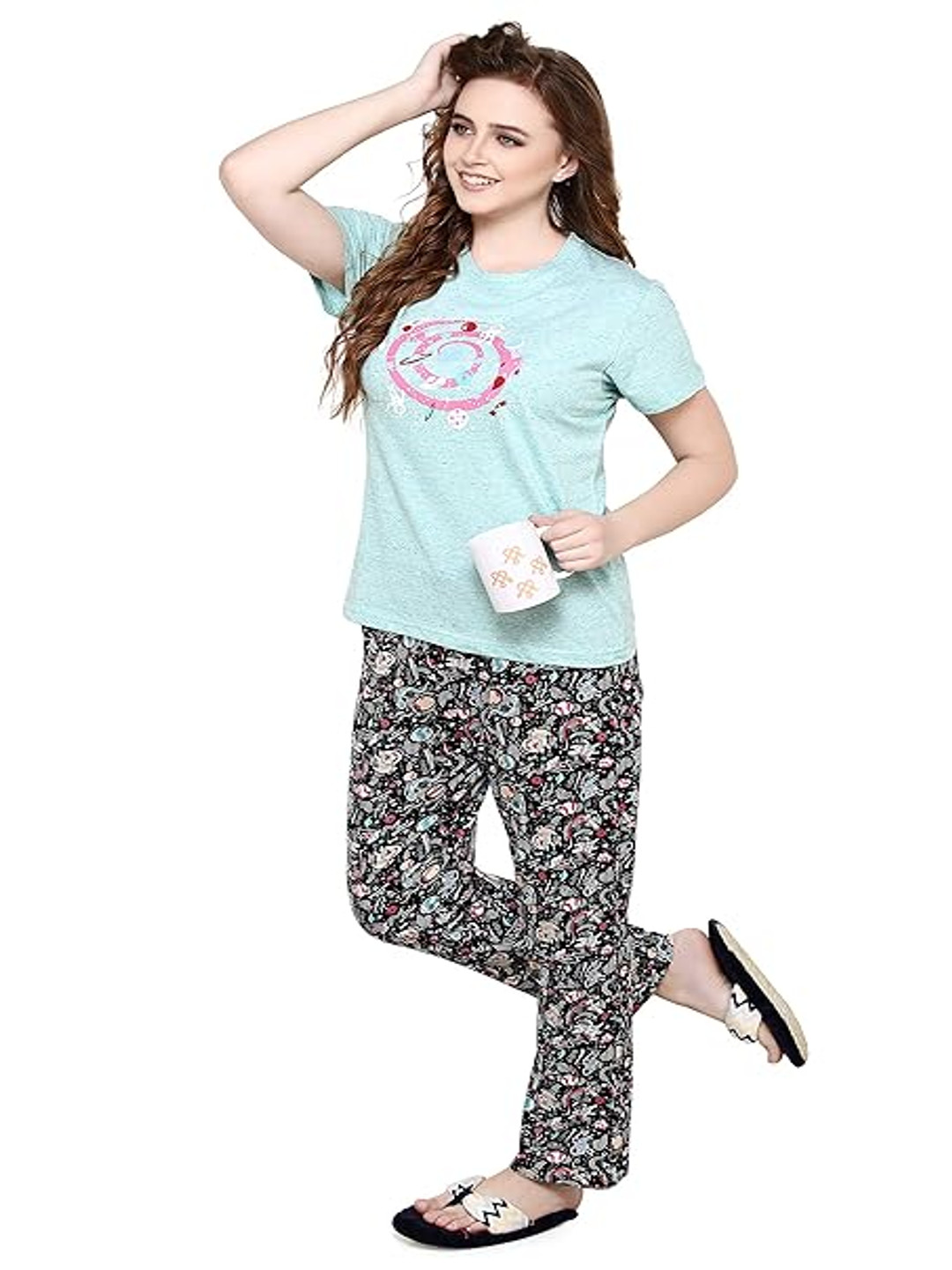 

evolove Women Night suit, Blue