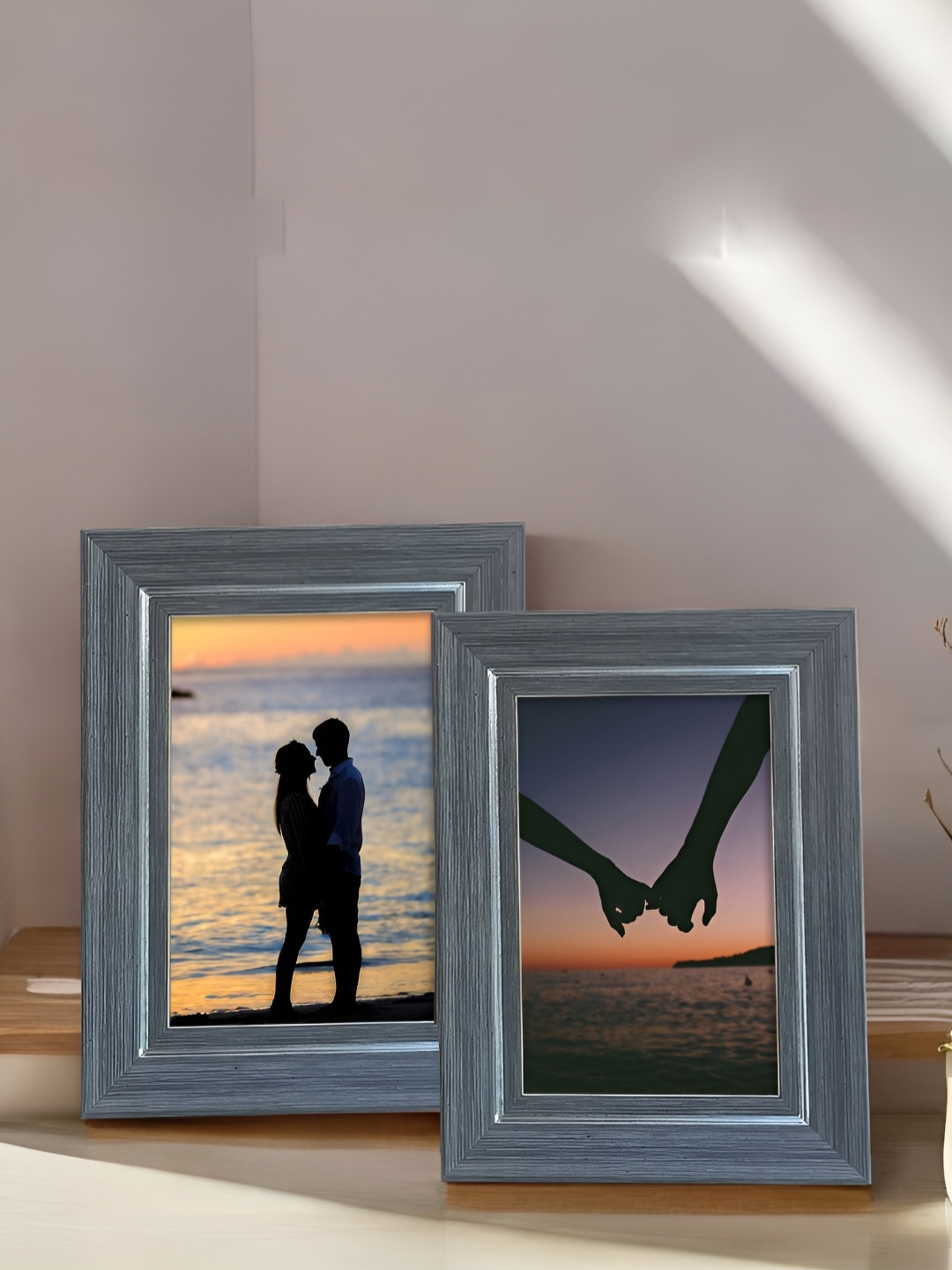 

Art Street Grey 2 Pieces MDF Table Photo Frames