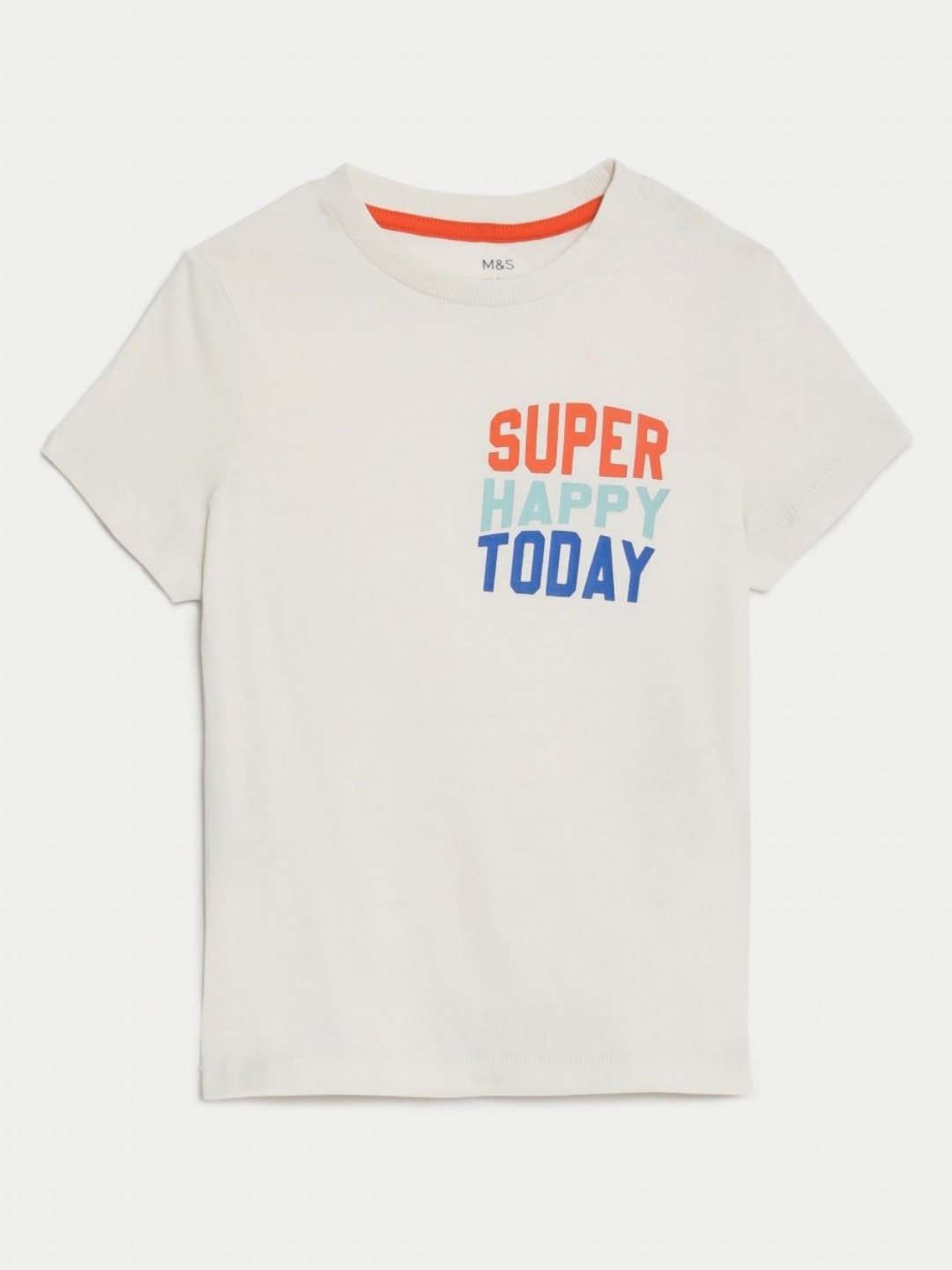 

Marks & Spencer Boys Typography Printed Applique T-shirt, Multi