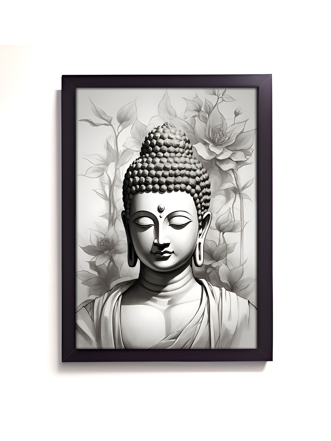 

Aura Grey & White 1 Piece Synthetic Wood Abstract Wall Paintings
