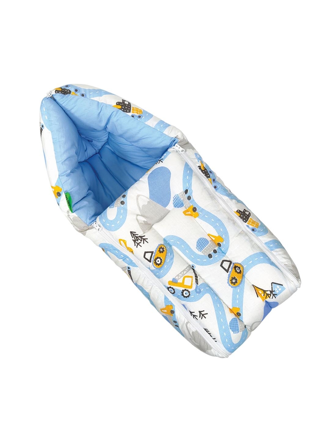 

Nuluv Kids Printed Cotton 180 TC Sleeping Bag, Blue