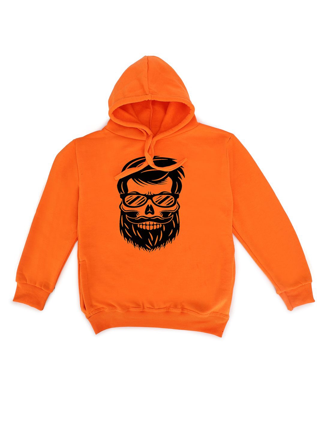 

Fabvio Plus Kids Printed Hooded Pullover Sweatshirt, Orange