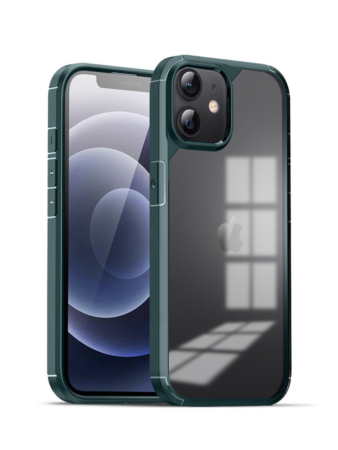 

Karwan Solid Printed iPhone 11 Shockproof Bumper Back Case, Green