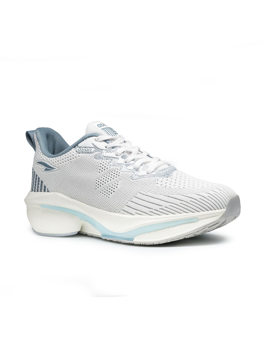 

ASIAN Men Mesh Running Non-Marking Shoes, White