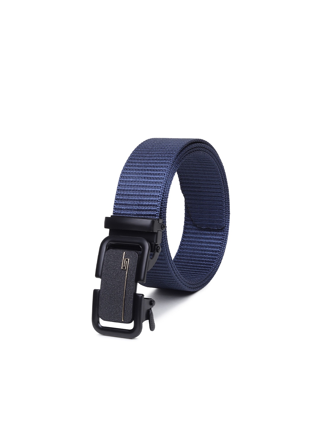 

Provogue Men Textured Belt, Navy blue