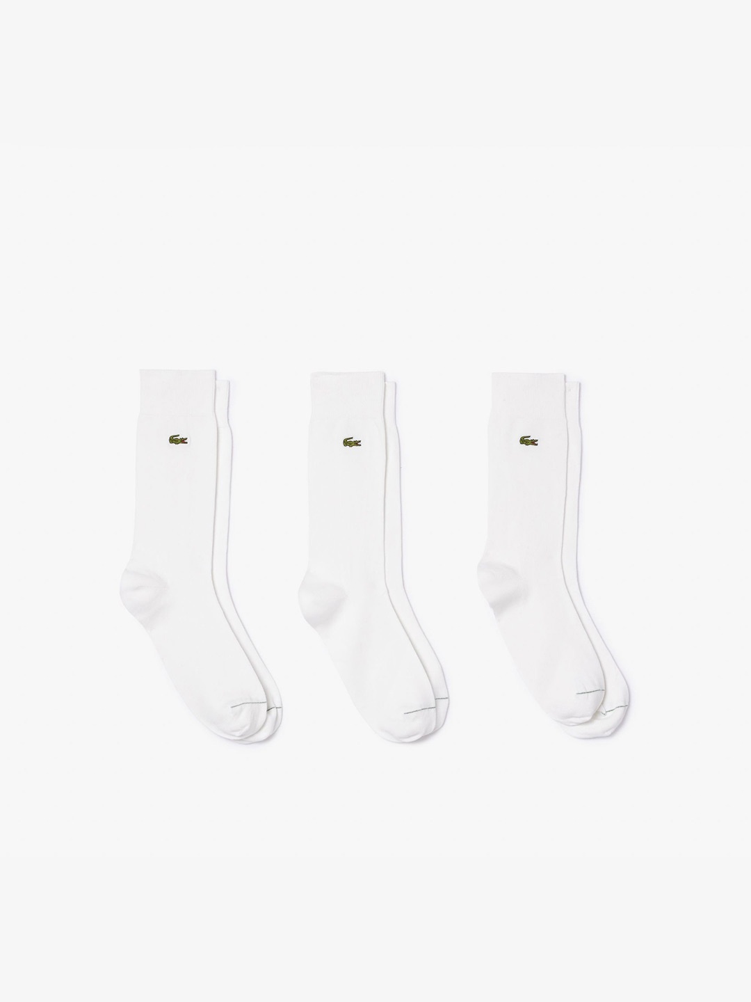 

Lacoste Pack Of 3 Calf-Length Socks, White