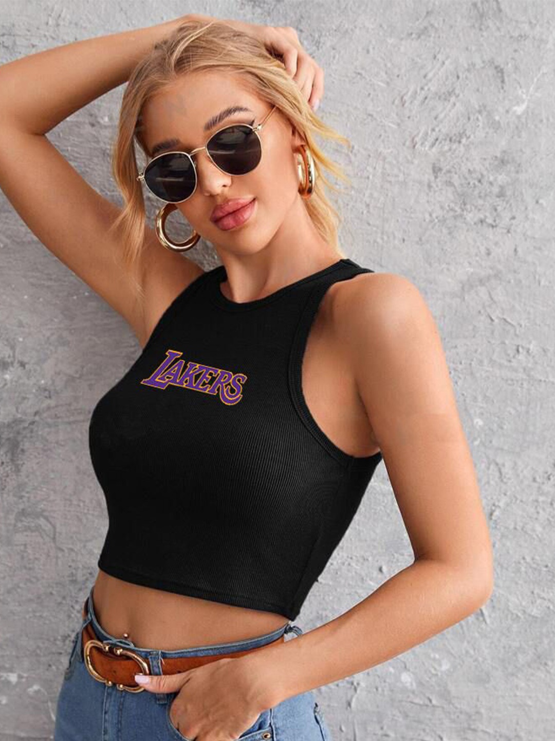 

TABADTOD Crop Top, Black