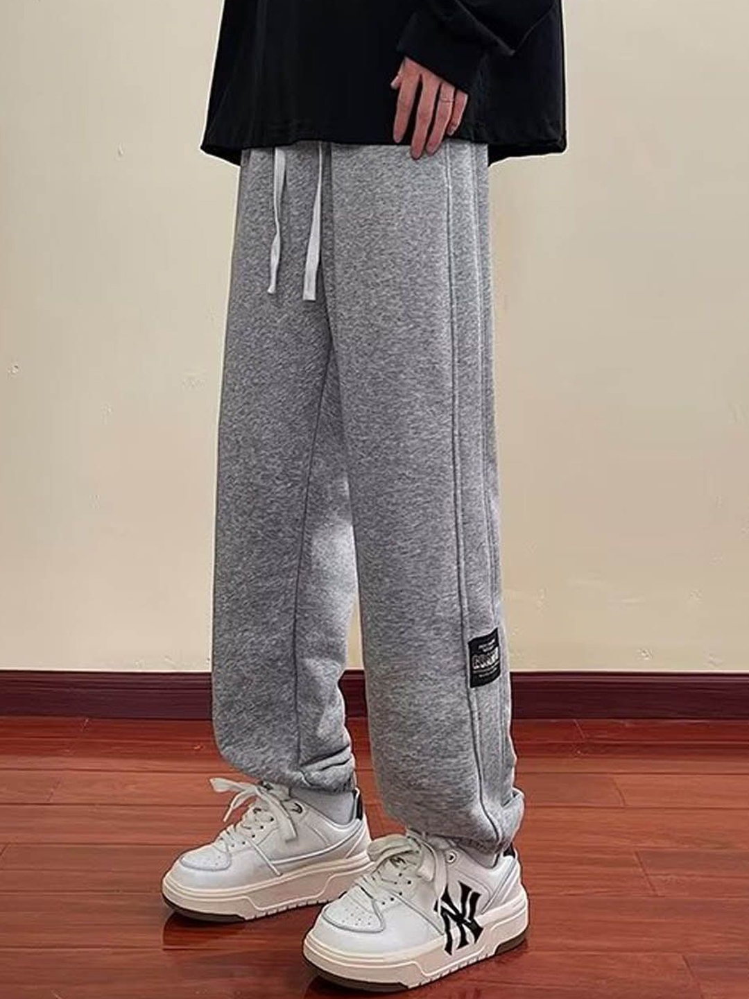 

StyleCast Men Straight Fit Joggers, Grey