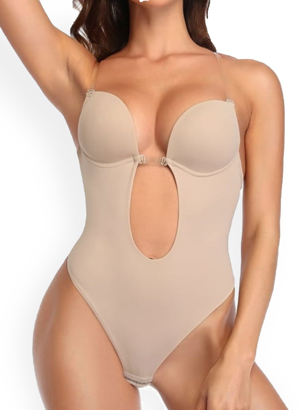 

CareDone Women Backless Bodyshaper Bra Shapewear, Beige