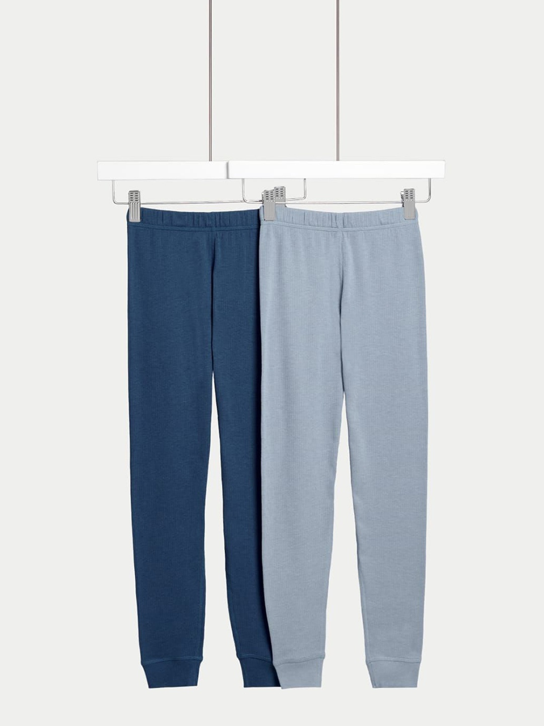 

Marks & Spencer Kids Pack Of 2 Thermal Leggings, Blue