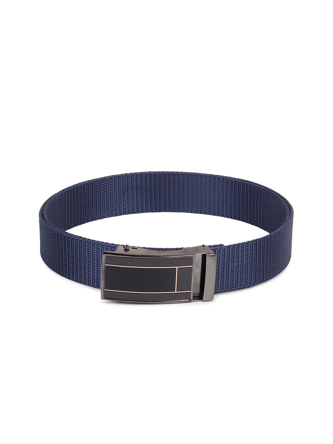 

Provogue Men Textured Belt, Navy blue
