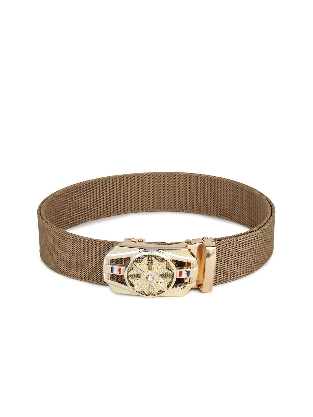 

Provogue Men Textured Belt, Brown