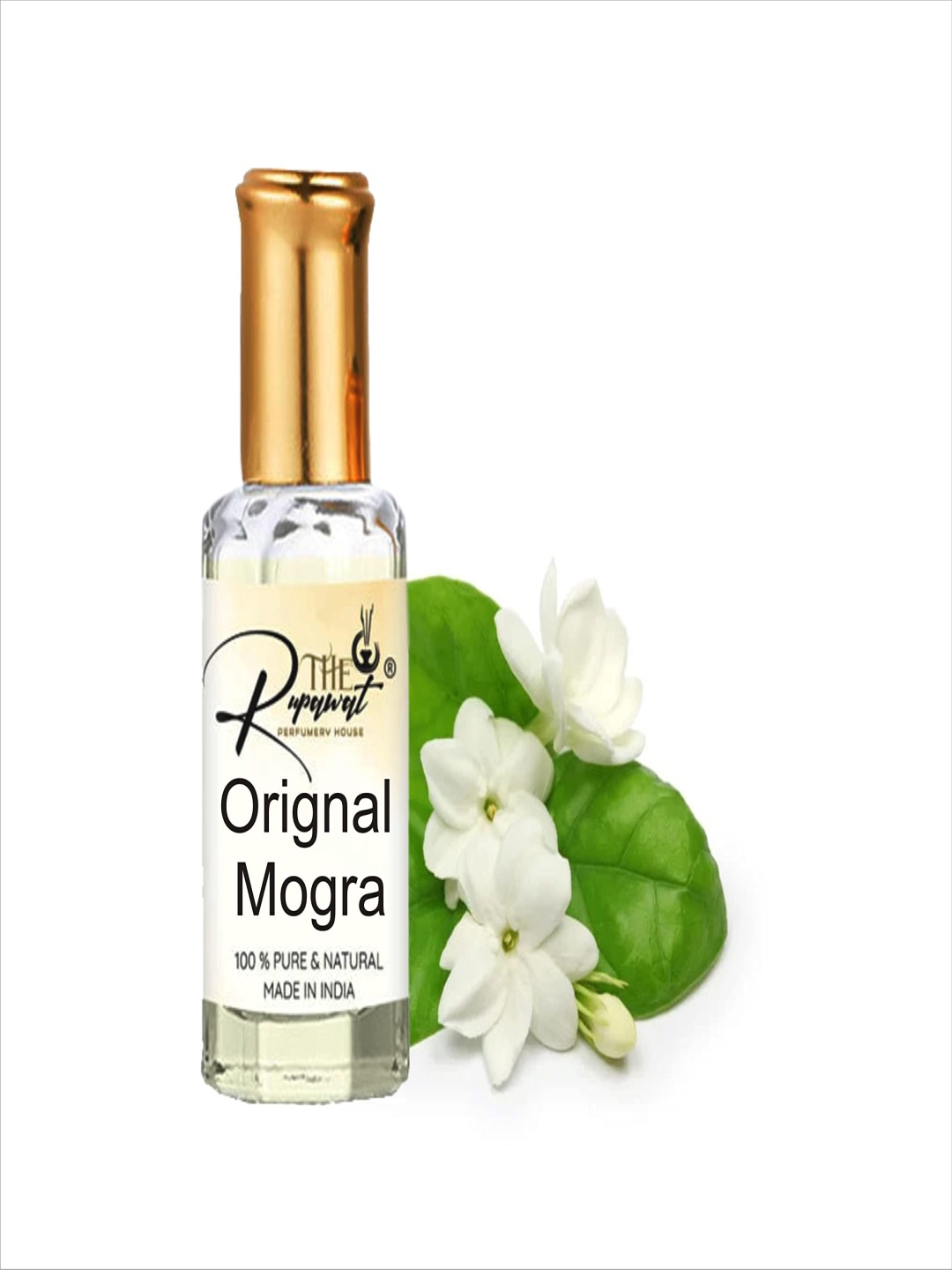 

THE RUPAWAT Perfumery House Orignal Mogra Natural Alcohol Free Attar 12 ml, Transparent