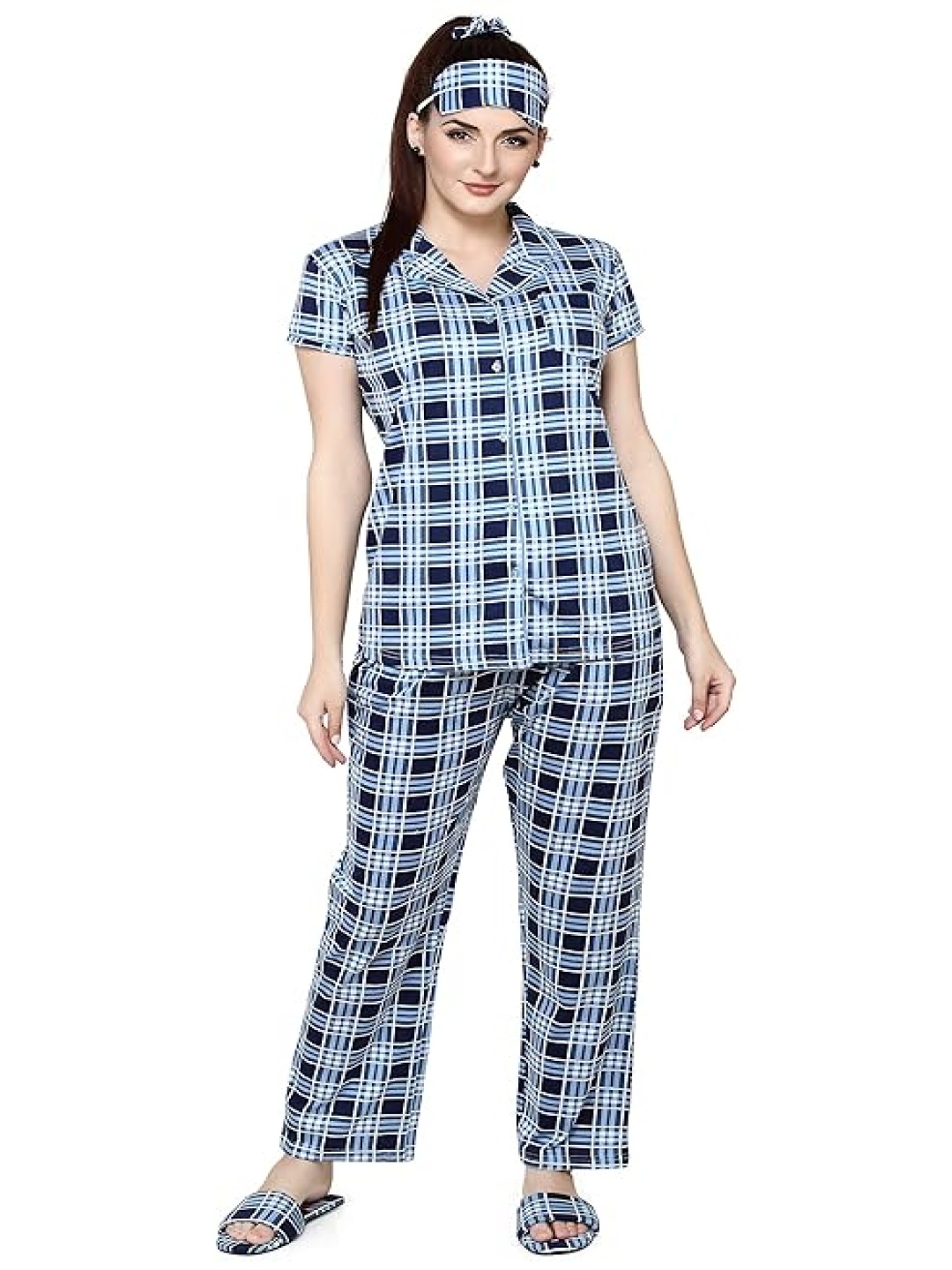 

evolove Women Night suit, Blue