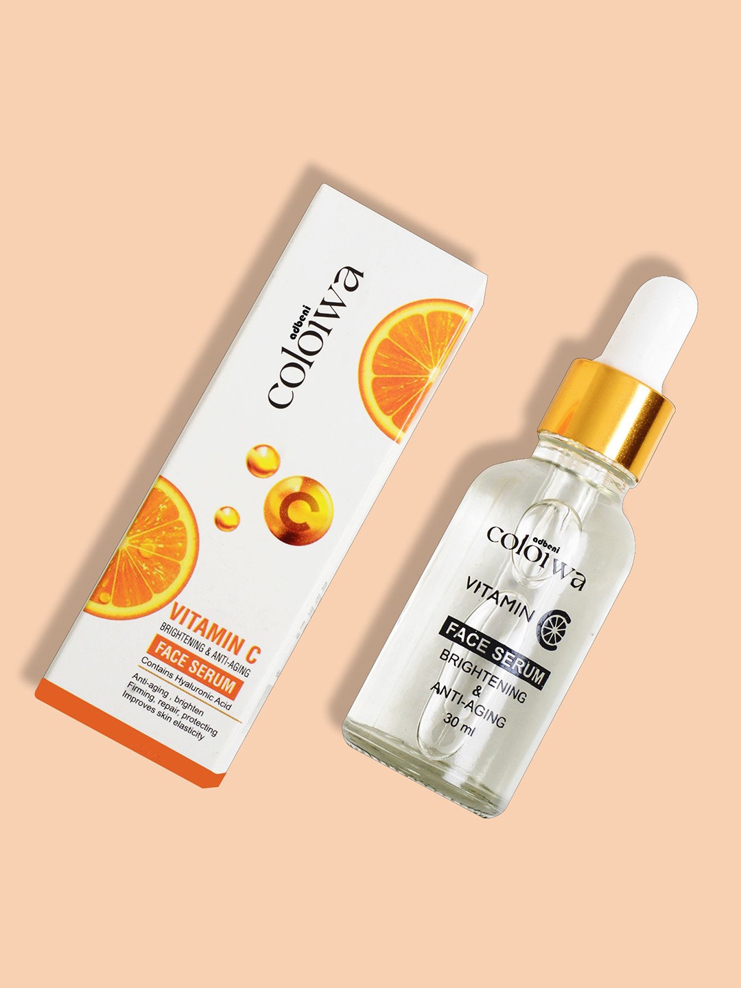 

Adbeni Coloiwa Vitamin C Brightening & Anti-Aging Face Serum - 30 ml, Transparent