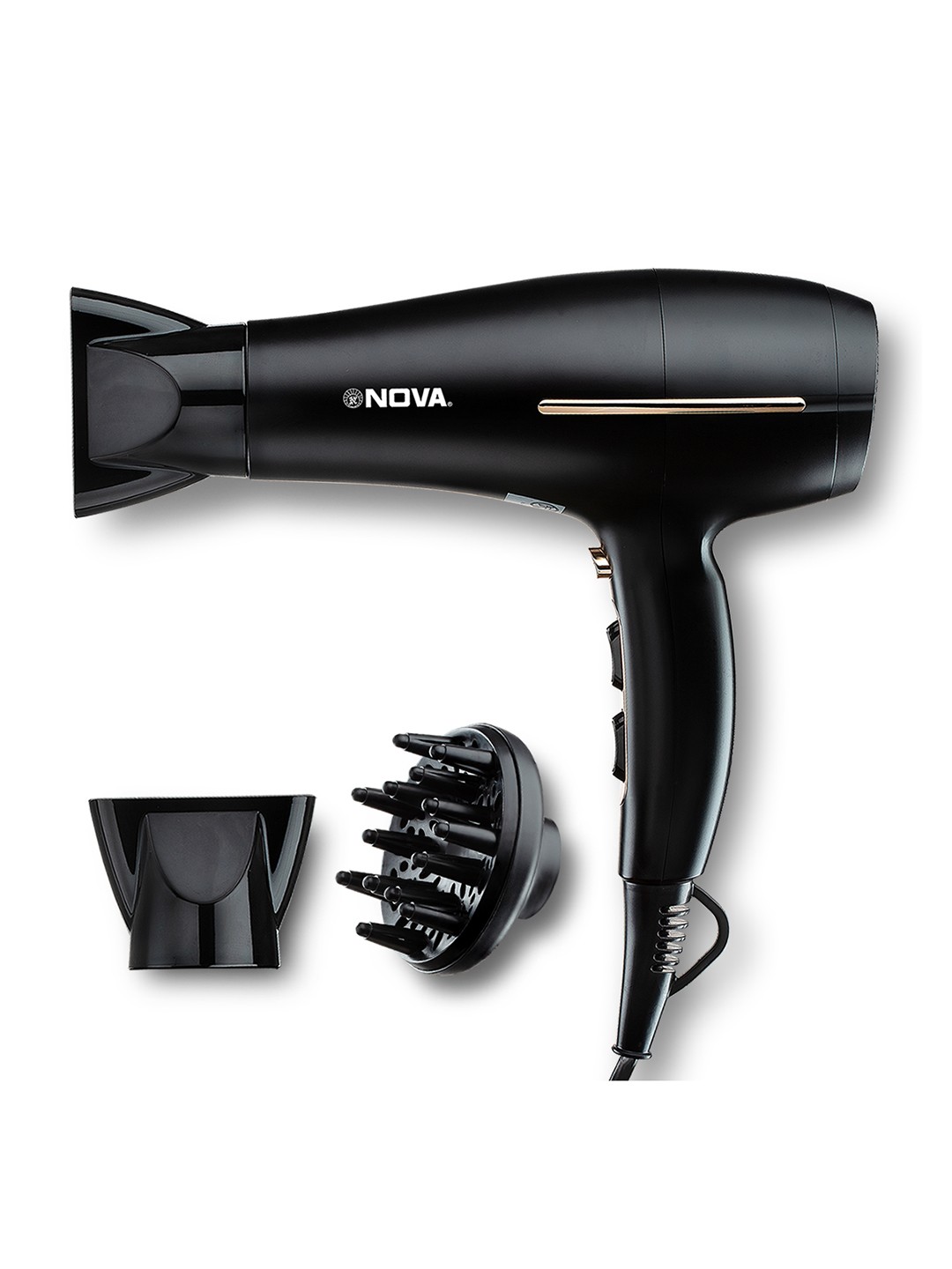 

NOVA NHP 8213 1800 W Professional Hair Dryer - Black