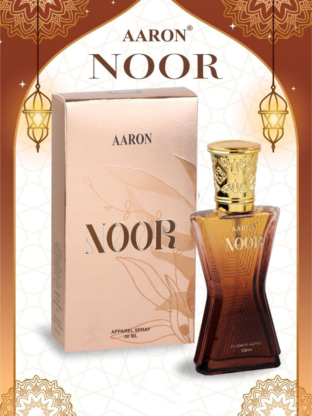 

AARON Noor Long Lasting Perfume - 50 ml, Gold