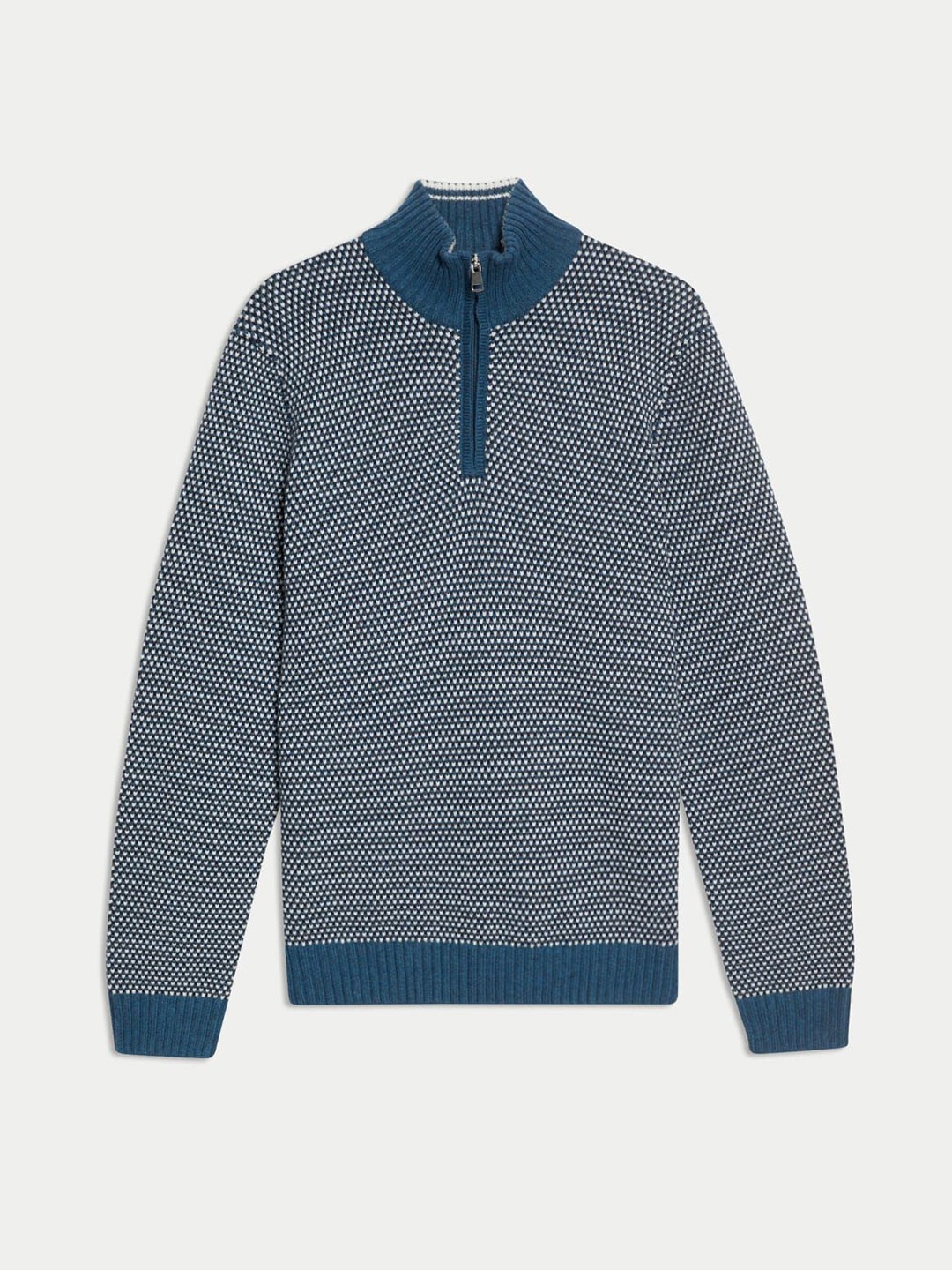 

Marks & Spencer Men Printed Sweatshirt, Blue