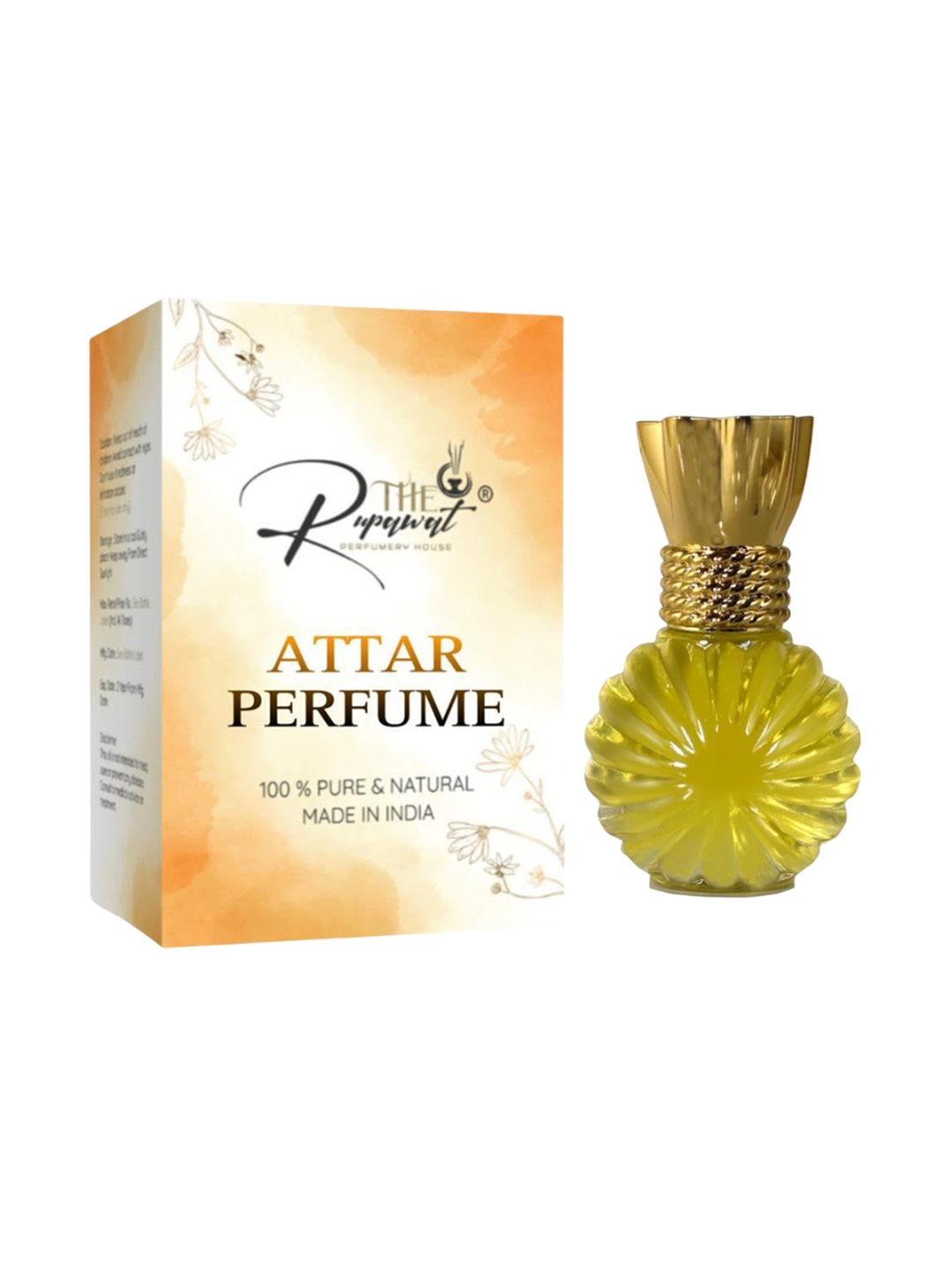 

THE RUPAWAT Perfumery House Orietal Romance Natural Alcohol Free Attar - 12 ml, Transparent