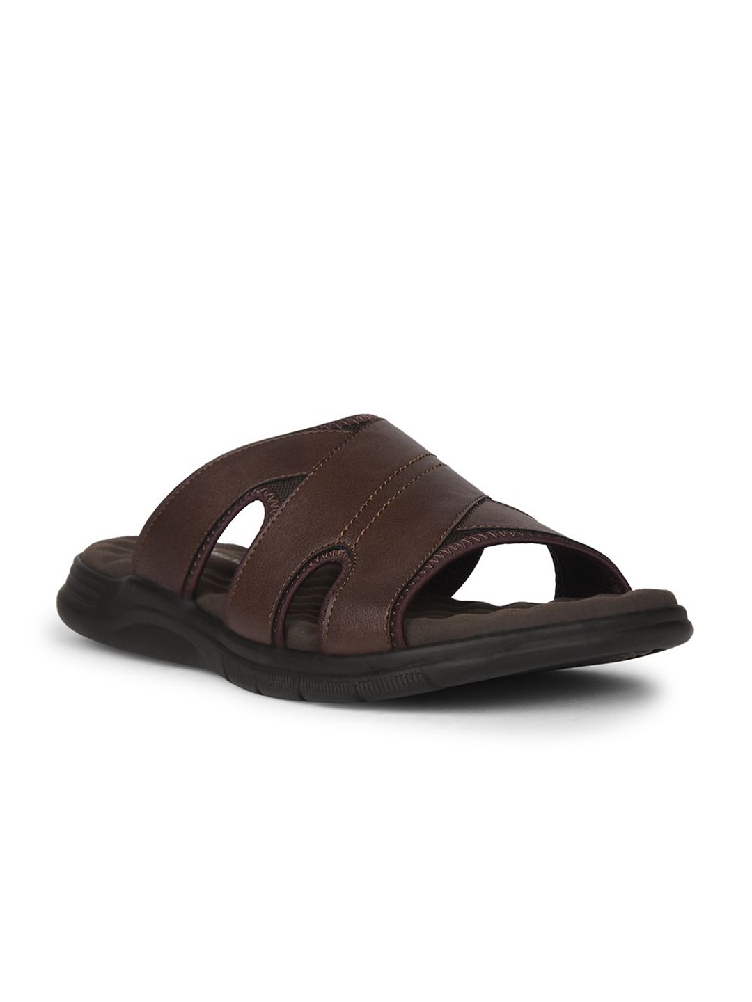 

Bata comfit Men Comfort Slip-On Sandals, Brown