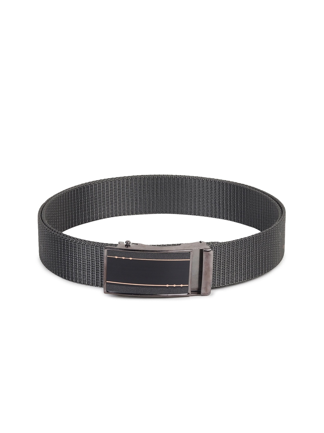 

Provogue Men Textured Belt, Grey