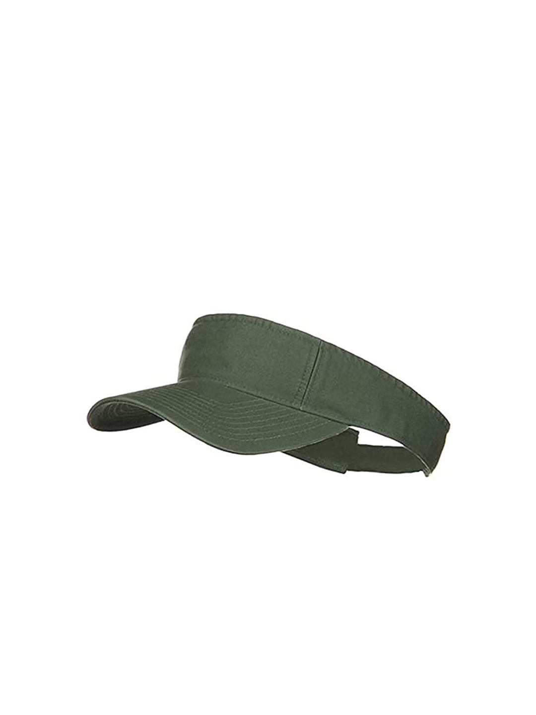 

Infispace Unisex Cotton Adjustable Sports Sun Visor Cap, Olive