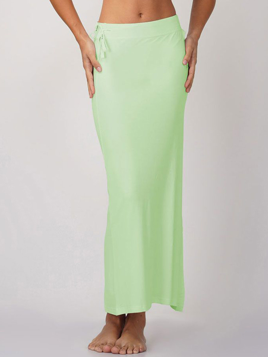 

B BLUBERYL - Comfort Inside Out Women Fishcut Saree Shapewear, Green