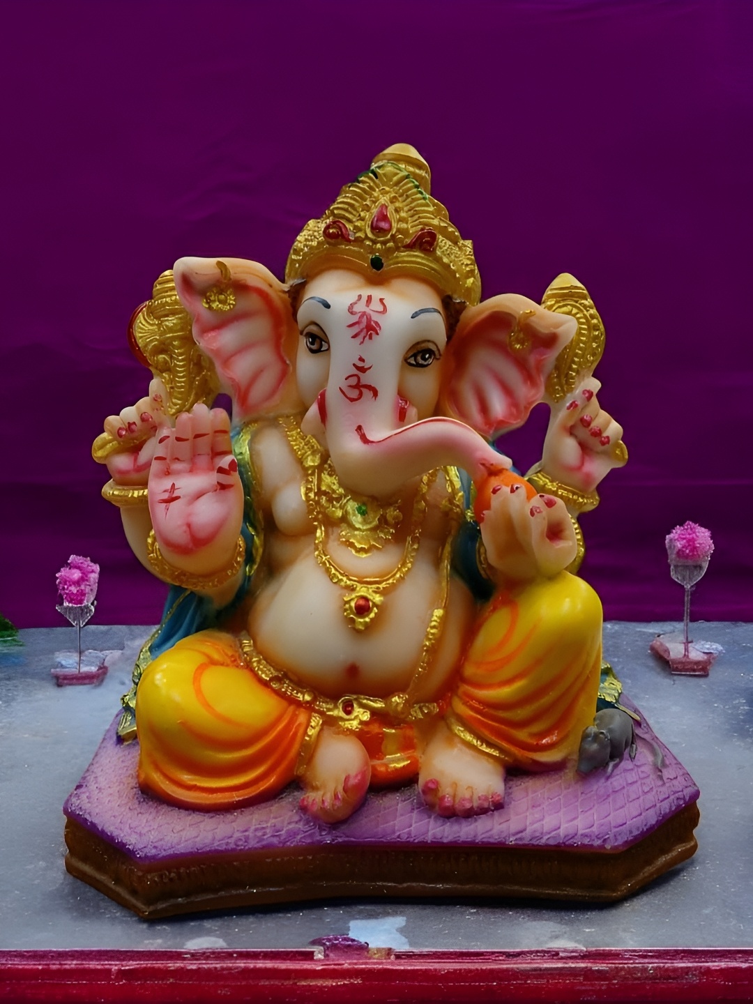 

SANKALAN CREATIONS Multicoloured Figurine Showpiece, Multi
