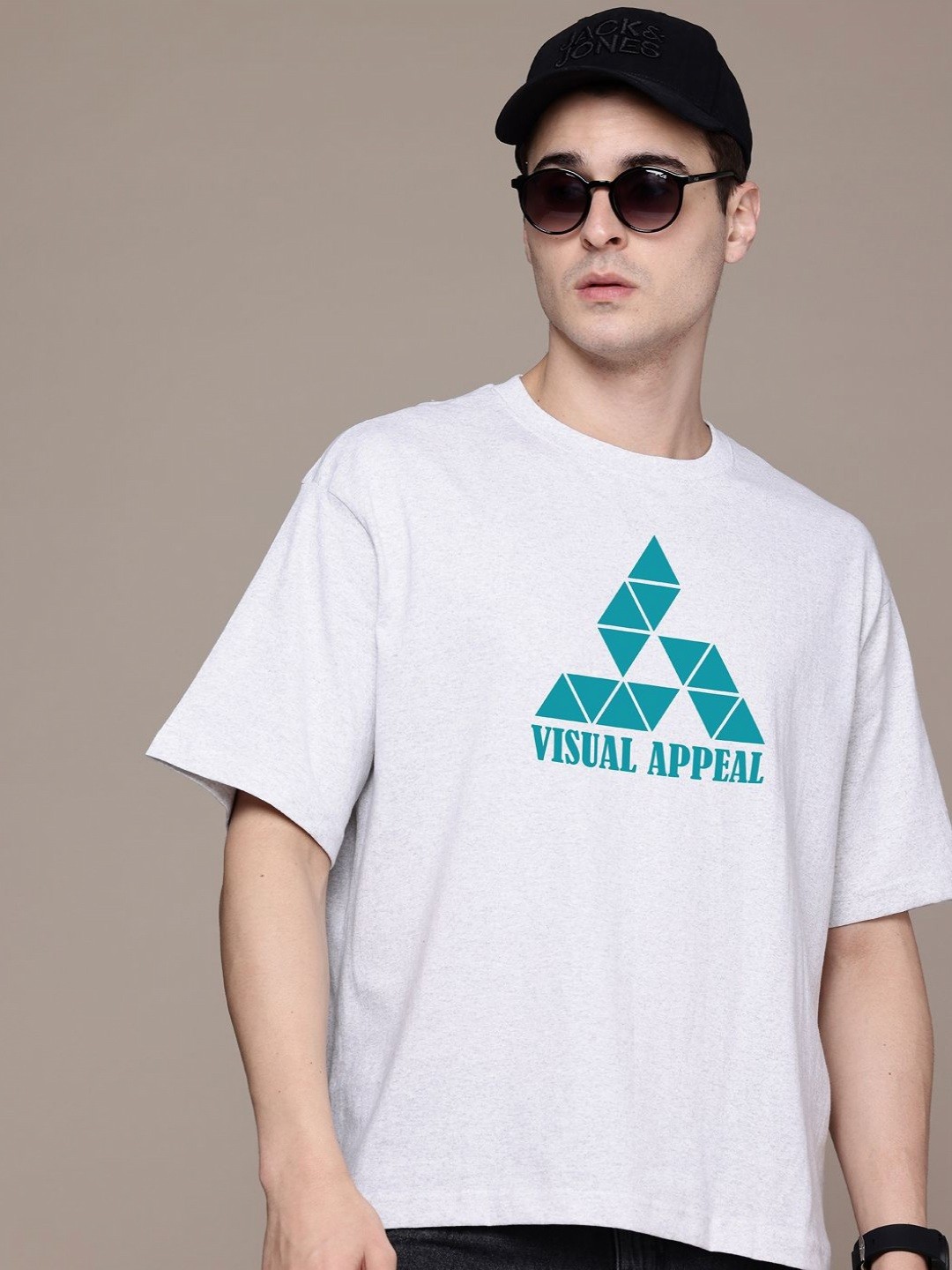

Moda Rapido Men Typography Printed Round Neck Cotton Relaxed Fit T-shirt, White