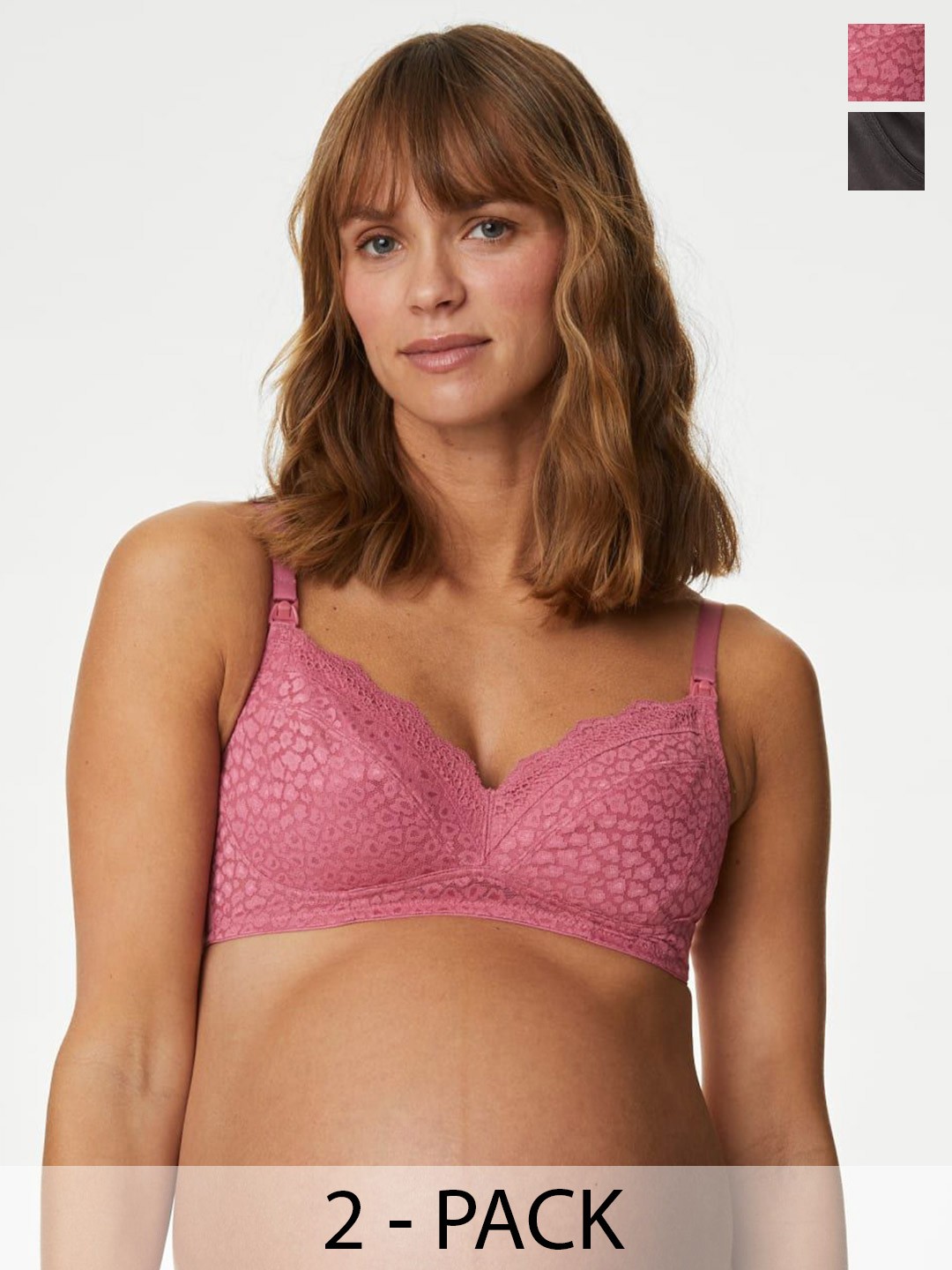 

Marks & Spencer Medium Coverage All Day Comfort Bra, Pink