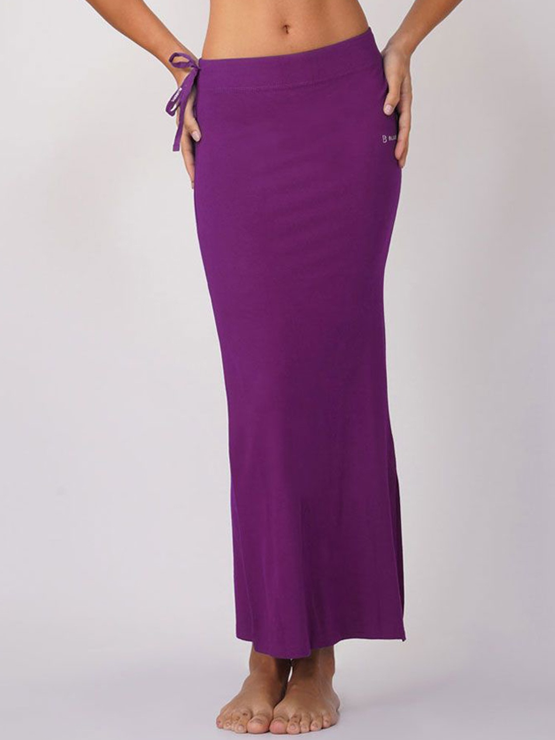 

B BLUBERYL - Comfort Inside Out Stretchable Saree Shapewear, Purple