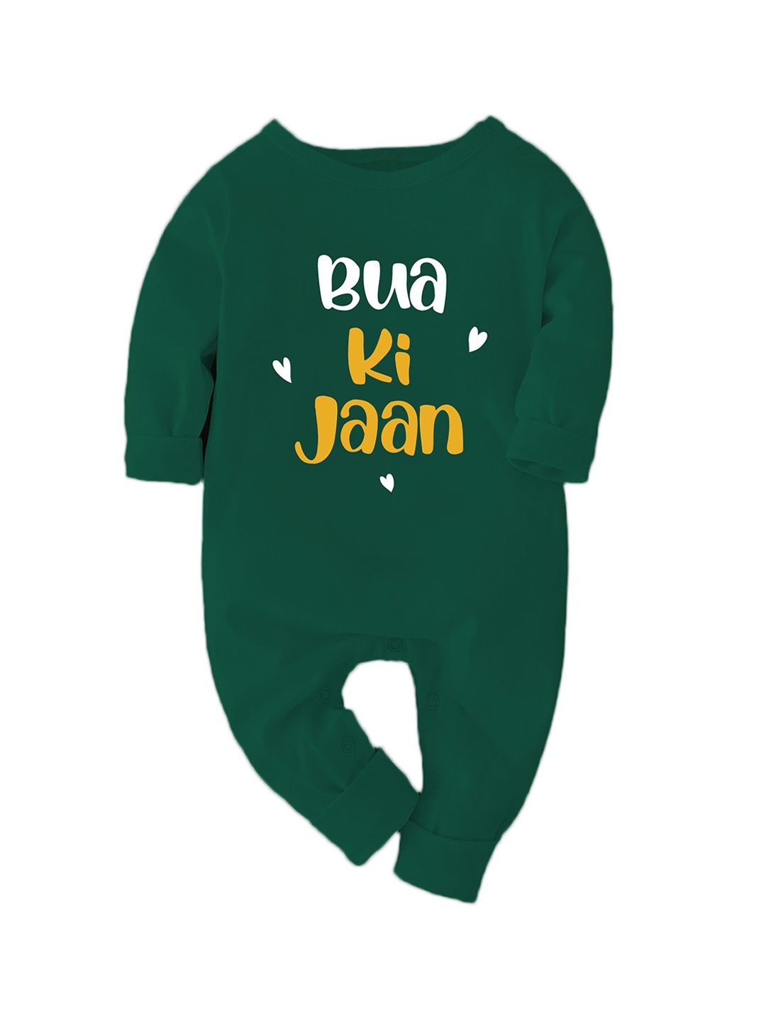

Zeezeezoo Infants Printed Pure Cotton Romper, Green