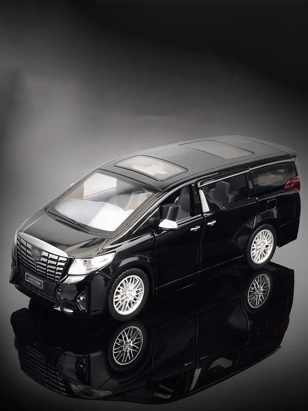 

UKAXA Kids Lead-Free Openable Door Toy Vehicle, Black