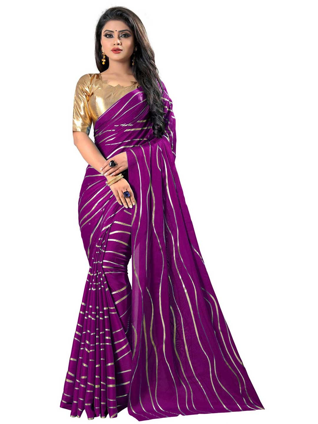 

MOKSHA DESIGNS Leheriya Printed Saree, Multi