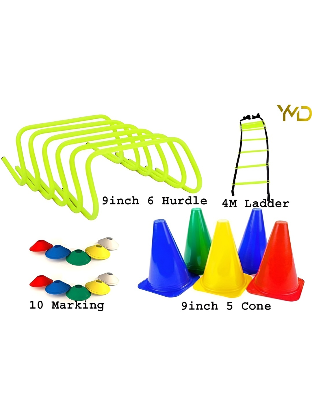 

YMD Set Of 22 Workout Accessories, Black