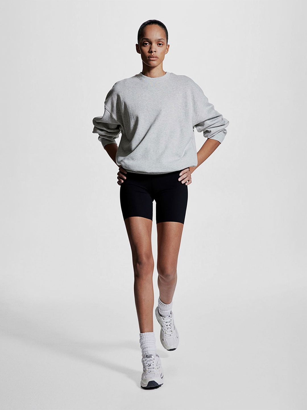 

H&M Sports Sweatshirt, Grey