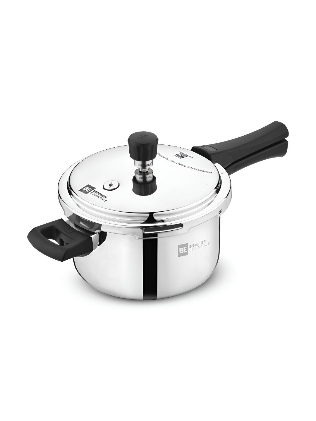 

BERGNER Bergner Essential Silver-Toned Tri-Ply Stainless Steel Pressure Cooker