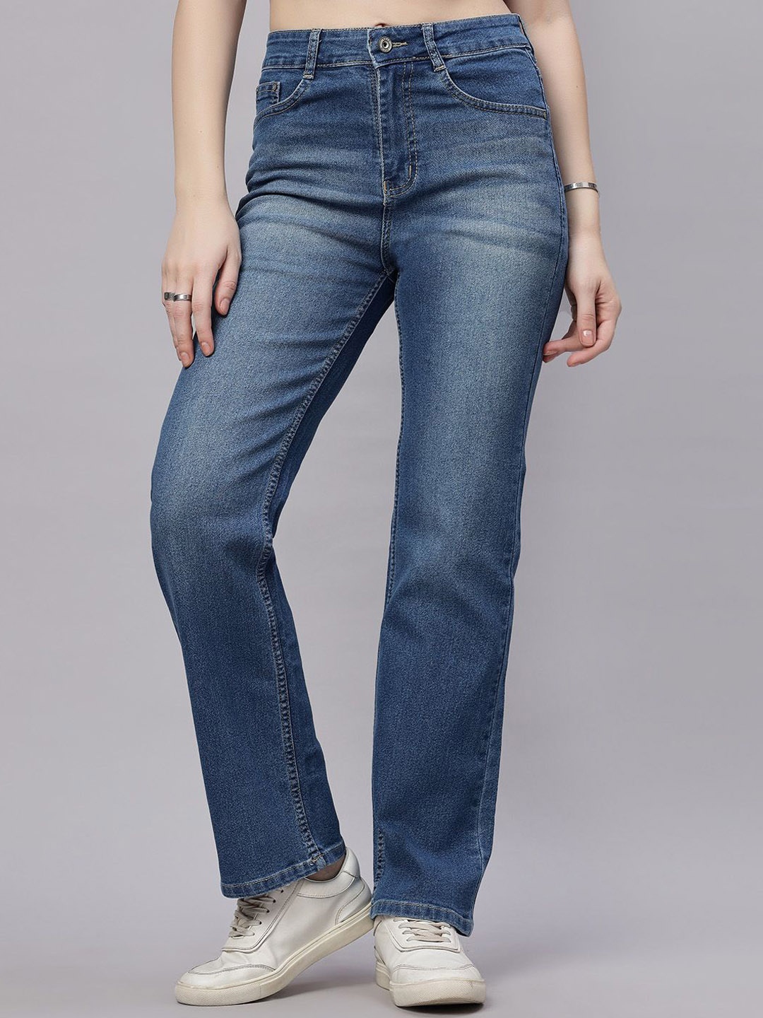 

ZUYA Women Versatile Everyday Style Jeans, Blue