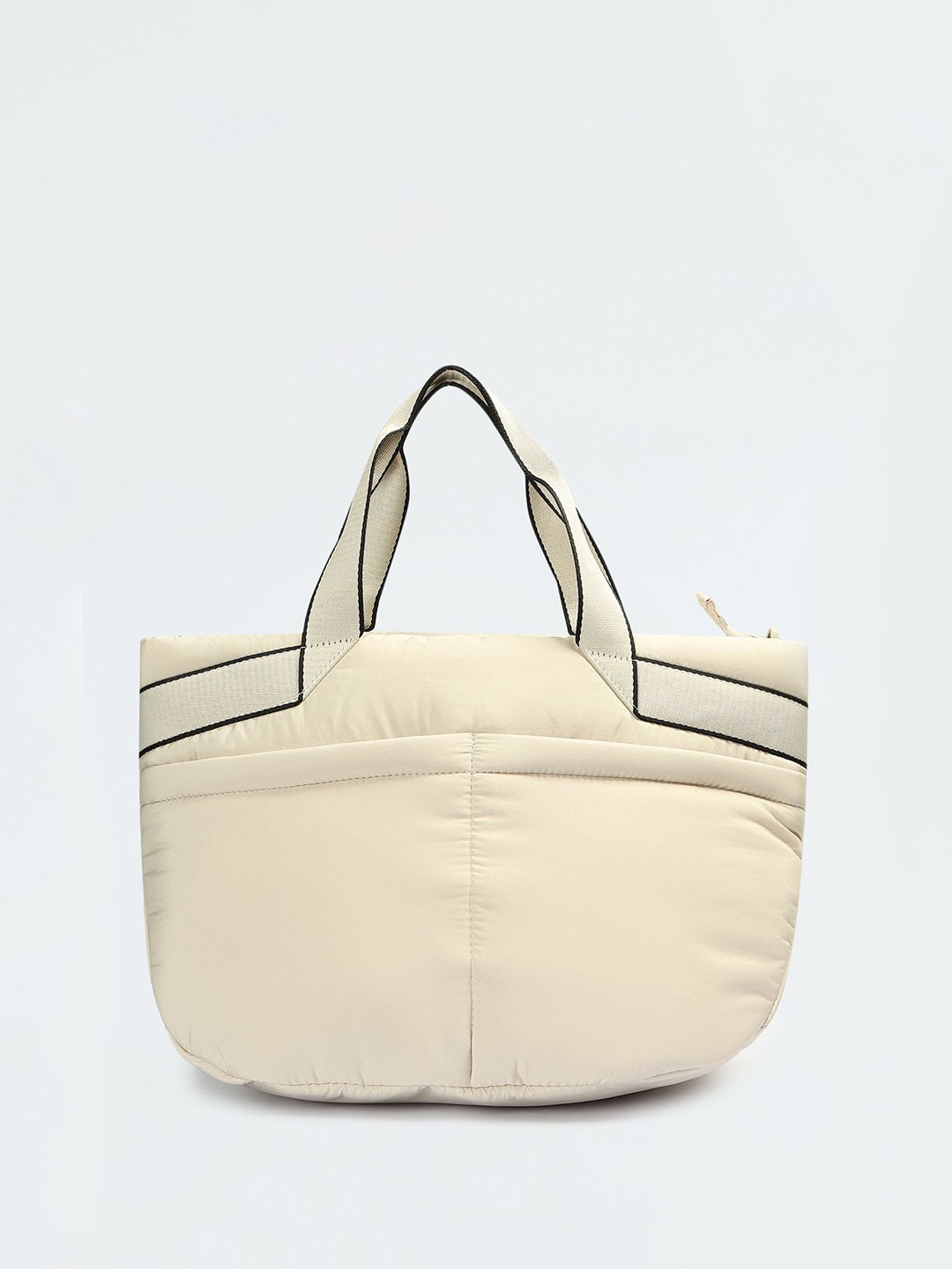 

max Women Solid Structured Tote Bag, White
