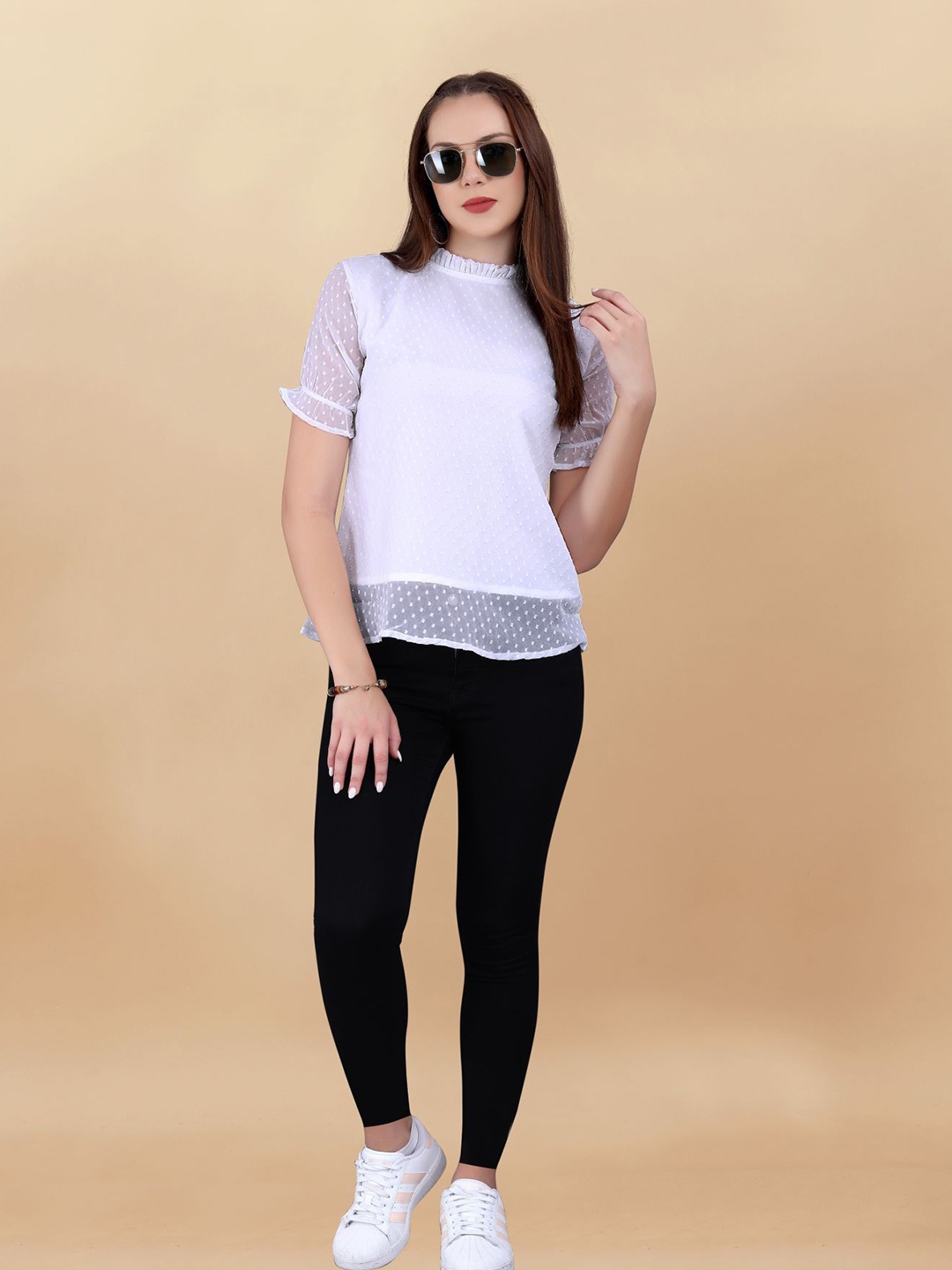 

Sidhidata Women Short Sleeves Top, White