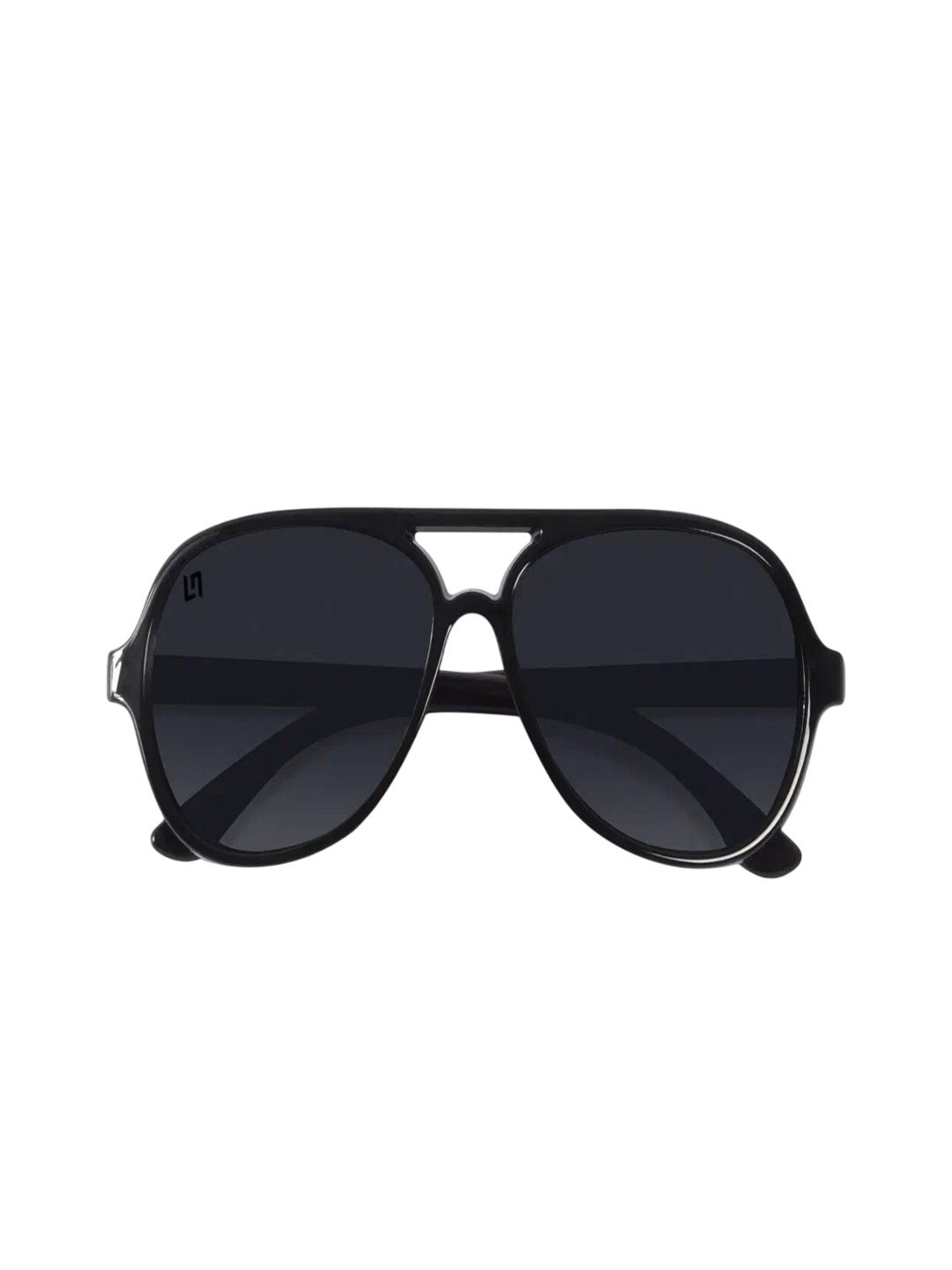 

LIAN NUR Unisex Oversized Sunglasses with UV Protected Lens LN-005, Black
