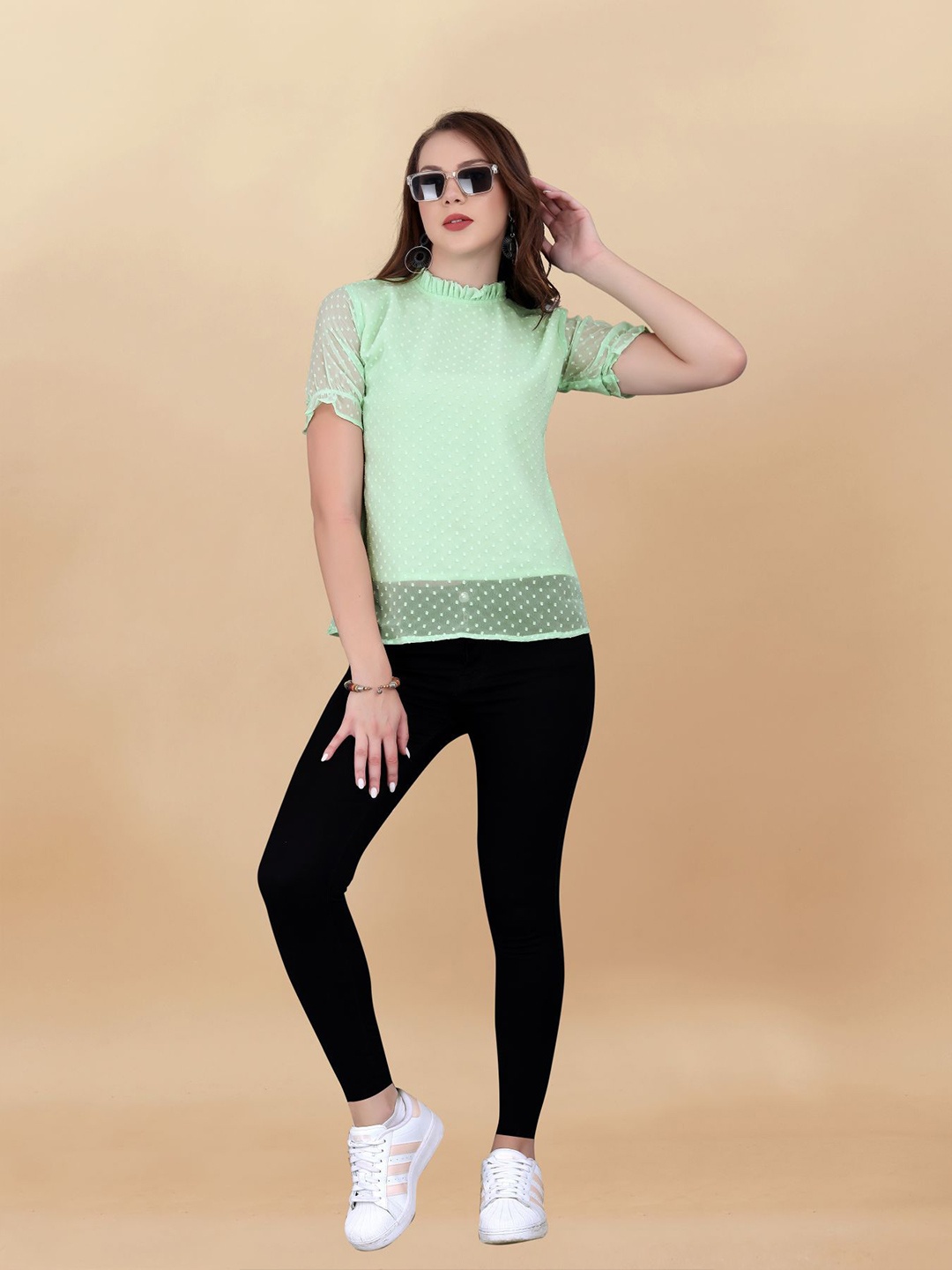 

Sidhidata Women Short Sleeves Top, Green
