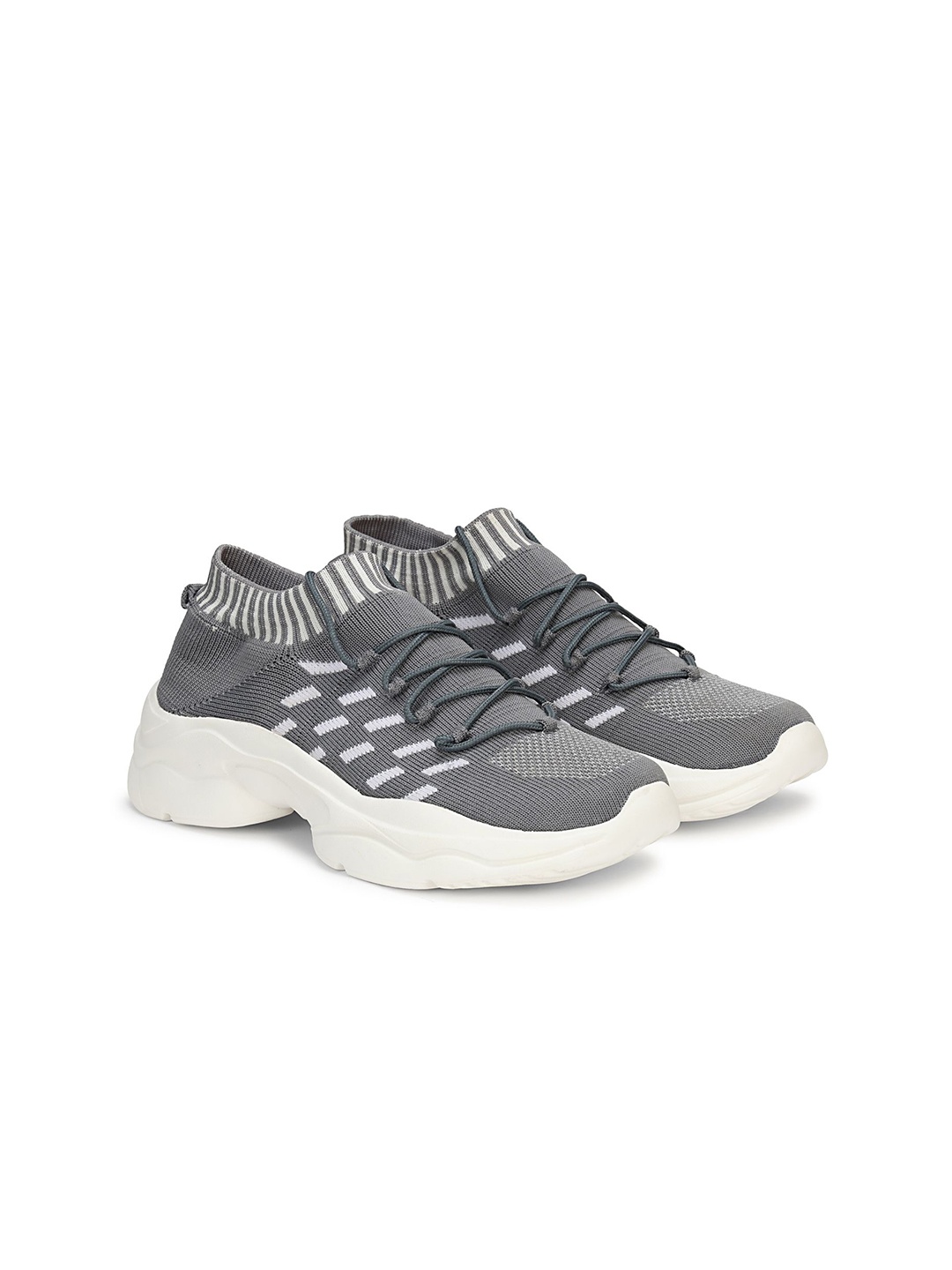 

KRAASA Women Mesh Running Shoes, Grey