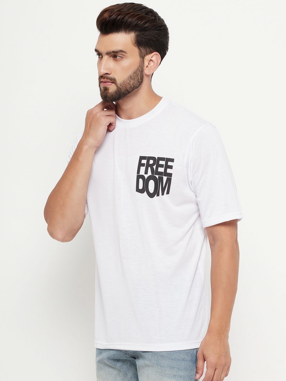 

RELANE Men Printed T-shirt, White
