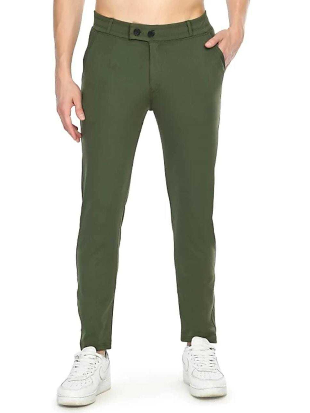 

Purser Women Original Regular Fit Cotton Mid-Rise Chinos, Fluorescent green