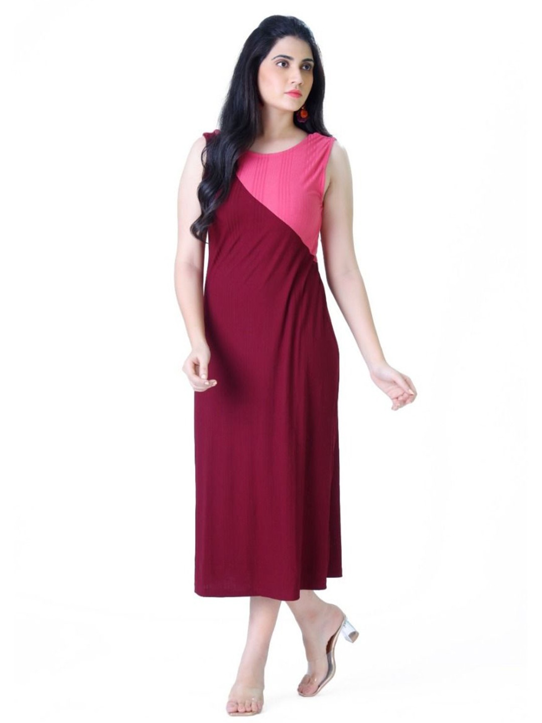 

Silselah Empire Kurti, Maroon